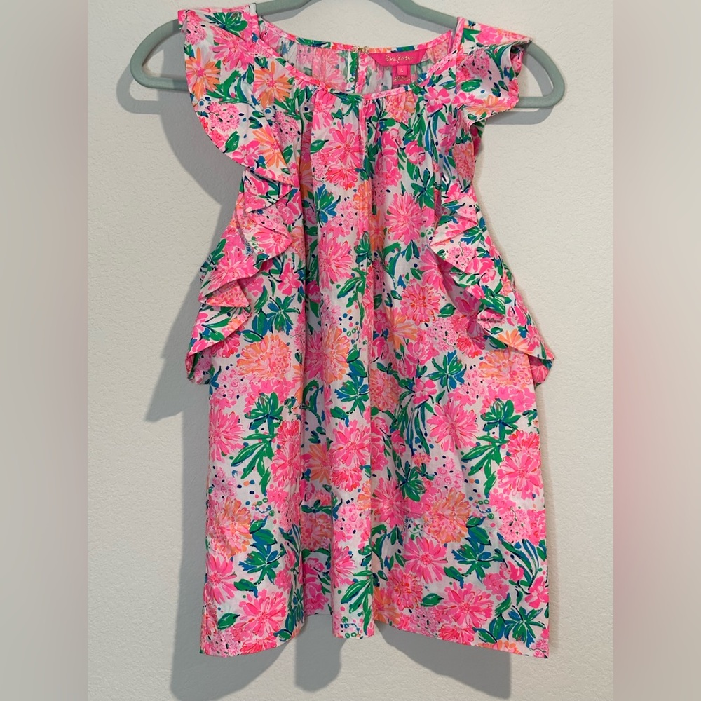Lilly Pulitzer Marlee Ruffle Top